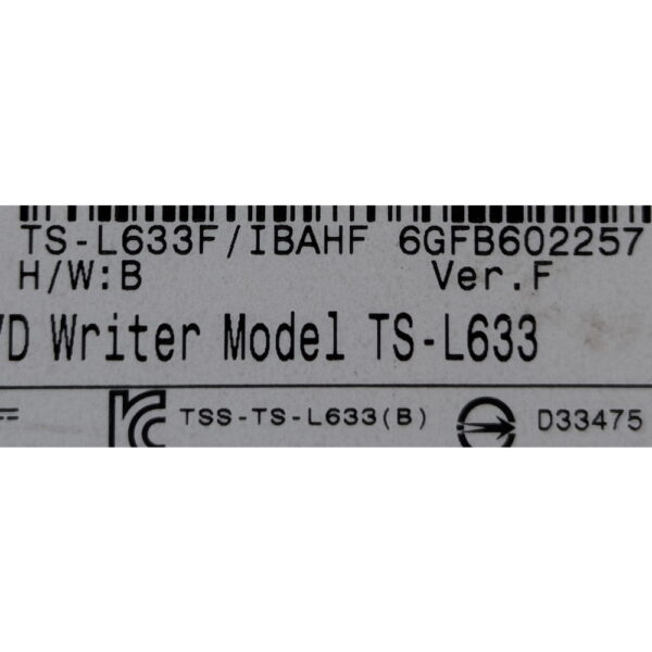 Привод DVD-RW 44W3256, 81Y3650, TS-L633, IBM, Toshiba, Samsung, SATA, 12.7