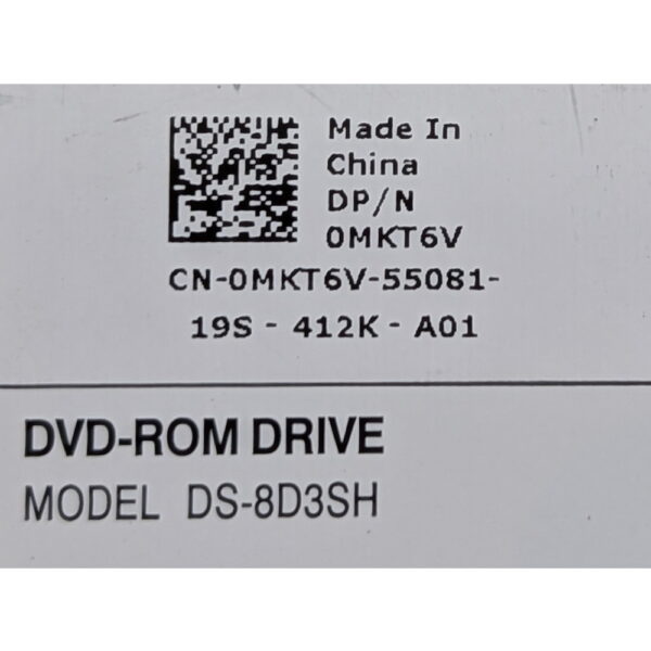 Привод DVD-RW 0MKT6V, DS-8D3SH, Dell R515 R520 R610 R710 R715 R720 R810 R815, SATA