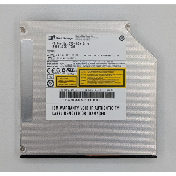 Привод DVD-RW 44W3255, 43W4630, GCC-T20N, IBM, SATA