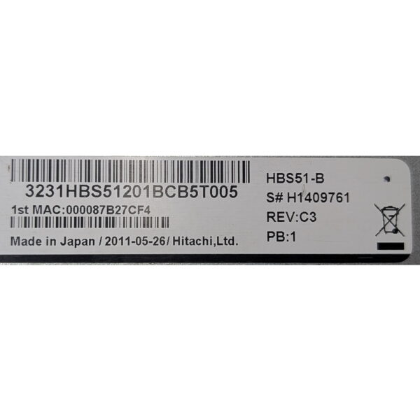 Блейд-сервер Hitachi X57-A2 (GVAX57A1-CNNX14Y, PCCR-XX57, LGH-GVAX57A1-BNNX1 (A)): материнская плата LGA1567 x 2 (5HBS51201-B, 323-04XPCB5P04M) - 1 шт., радиатор (110805-0070, HVC-1022 Rev.B, ) - 1 шт., БЕЗ процессоров и модулей памяти!