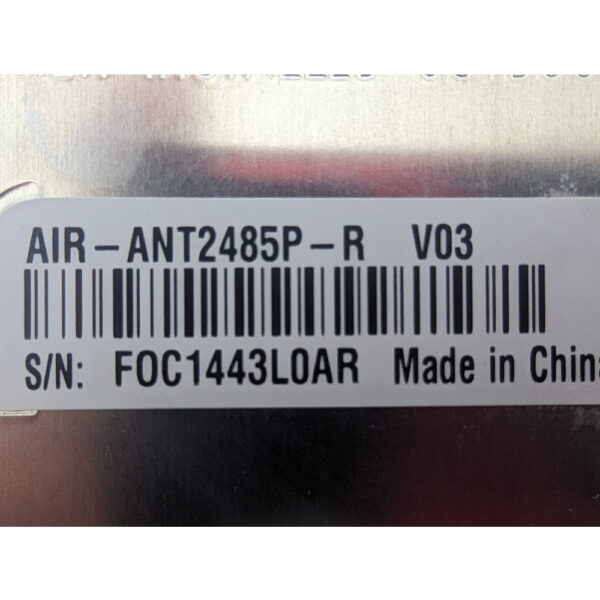 Антенна AIR-ANT2485P-R, Cisco, 2.4 GHz, 8.5 dBi Patch Antenna w/ RP-TNC Connector