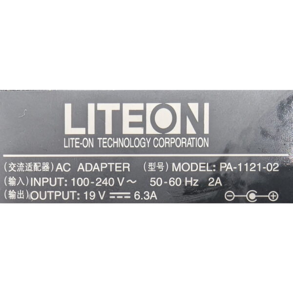 Адаптер питания PA-1121-02, Lite-On, 120W, 19V, 6.32A, 5.5x2.5mm