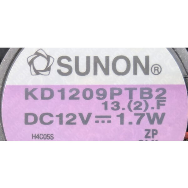 Вентилятор KD1209PTB2, Sunon, 92x92x25