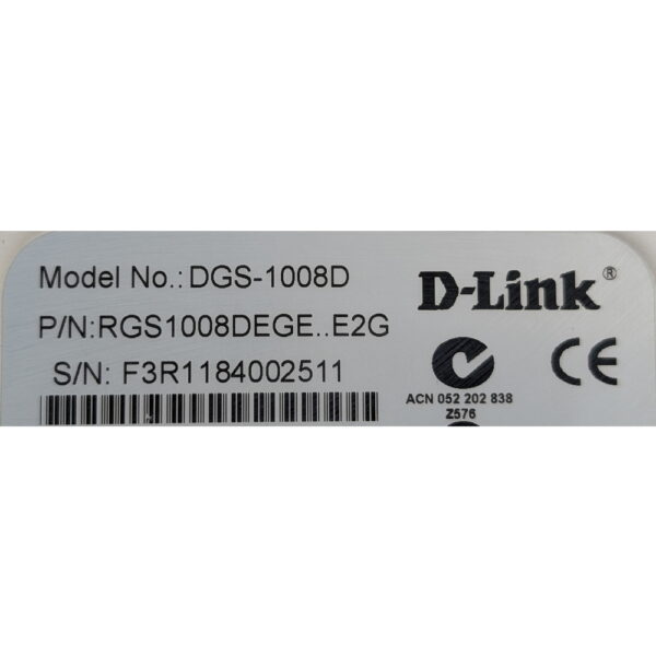 Коммутатор D-Link DGS-1008D