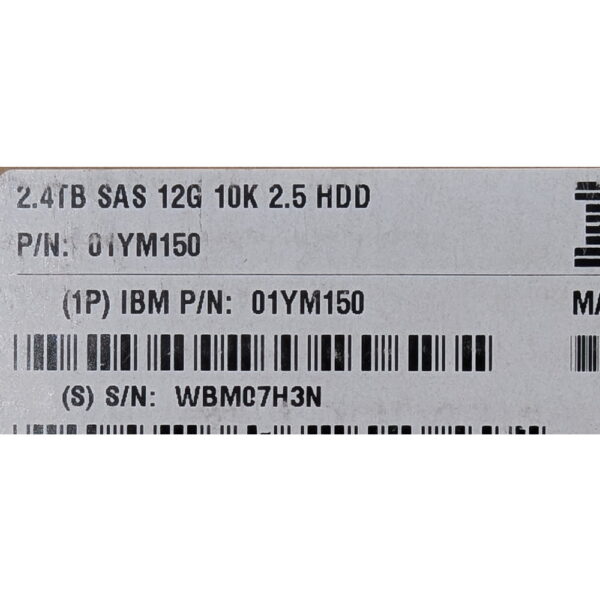 Жесткий диск 01YM176, 01YM150, 01YM152, st2400mm0129, Seagate, IBM, 2.4 Тб, SAS, 2.5