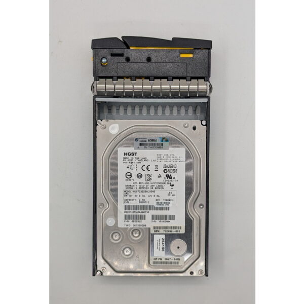 Жесткий диск HUS723020ALS640, 702499-001, QR499A, 0B26312, HGST, HP, 2 Тб, SAS, 3.5