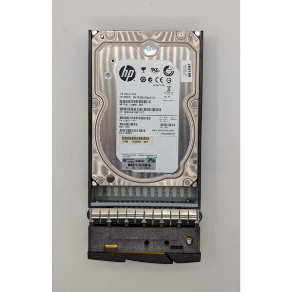 Жесткий диск ST4000NM0023, 710490-003, 742076-001, SMEG4000S5xnN7.2, HP, 4 Тб, SAS, 3.5