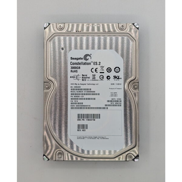 Жесткий диск ST33000650SS, 9SM260-031, Seagate, 3 Тб, SAS, 3.5