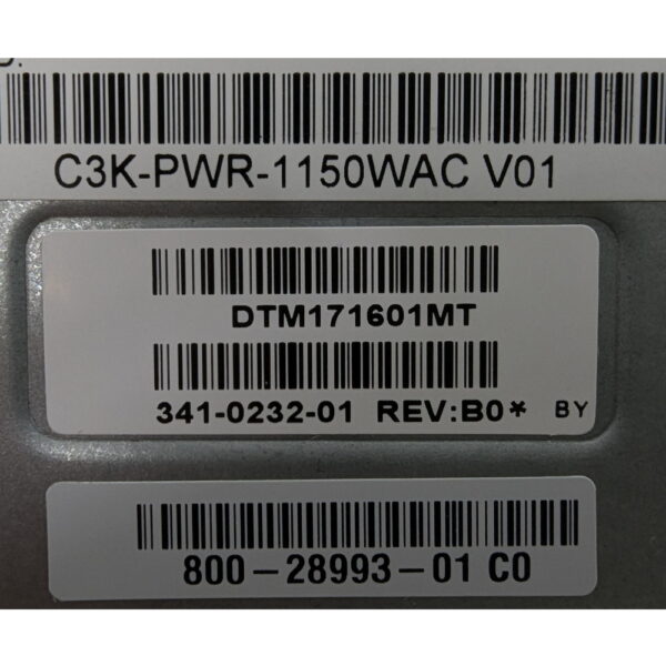 Блок питания C3K-PWR-1150WAC, 341-0232-01, Cisco Catalyst 3750-E, 3560-E, RPS 2300, 1150 Вт