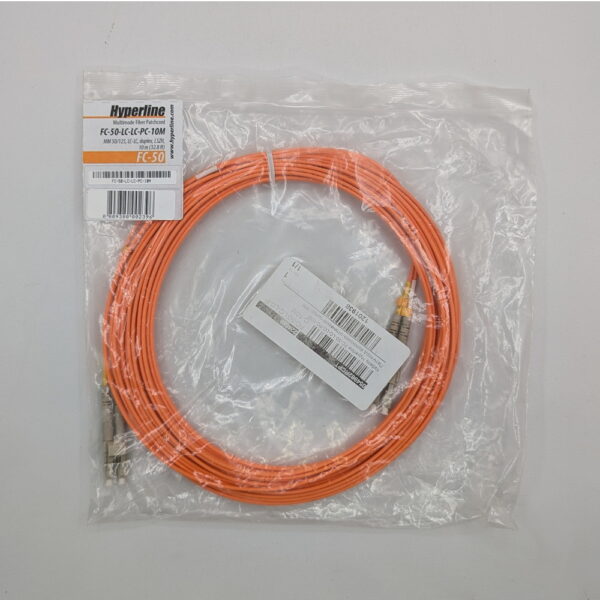 Оптический патч-корд FC-​50-​LC-​LC-​PC-​10M, Hyperline