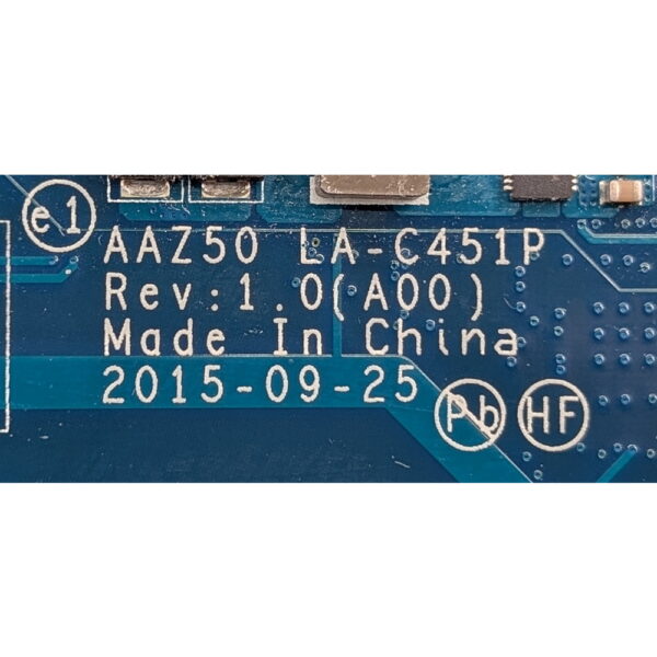 Материнская плата LA-C451, 0H7Y7K, Dell Latitude E7270, E7470, CPU i5-6300U (SR2F0)