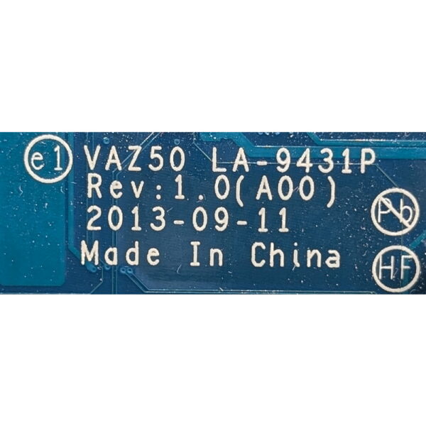 Материнская плата LA-9431P, 081ND9, Dell Latitude E7240, CPU i5-4200U (SR170)