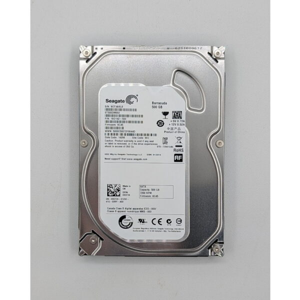 Жесткий диск ST500DM002, 09CF26, Seagate, 500 Гб, SATA, 3.5
