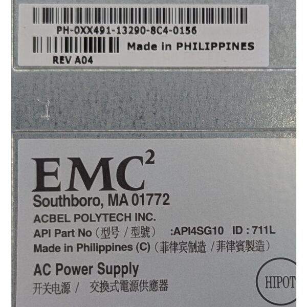 Блок питания 0XX491, API4SG10, EMC, 400 Вт