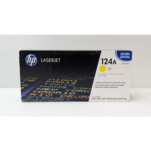 Картридж Q6002A, 124A, желтый, HP LaserJet 1600, 2605, 2605DN, 2600N, 2605DTN, 1015 MFP, CM1017 MFP