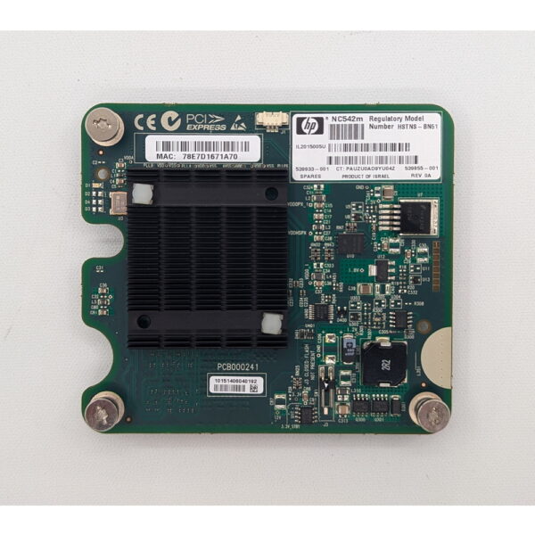 Сетевая карта 539855-001, 539933-001, HP NC542m Dual Port Flex-10 10GbE BL-c Adapter
