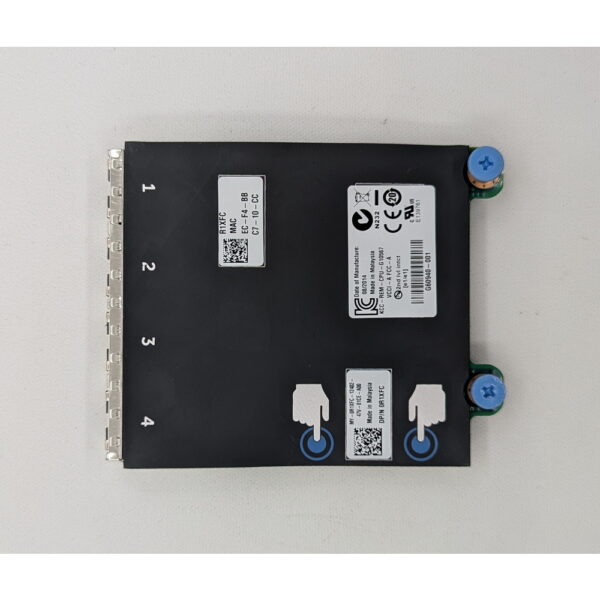 Сетевая карта 0R1XFC, Intel I350, Dell PowerEdge R820, R720XD, R720, R620, 4 X 1000 Мбит/с