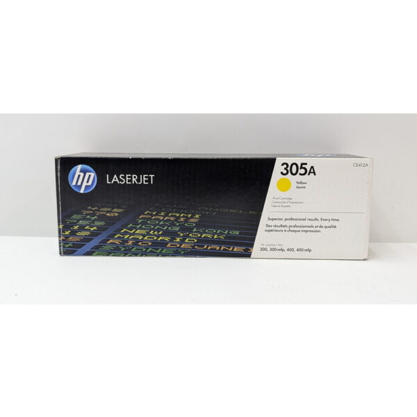 Картридж CE412A, 305A, желтый, HP LaserJet Pro 300 M351a, 400 M451nw, 400 M451dn, 400 M451dw, 400 M475dn, 400 M475dw, M375nw