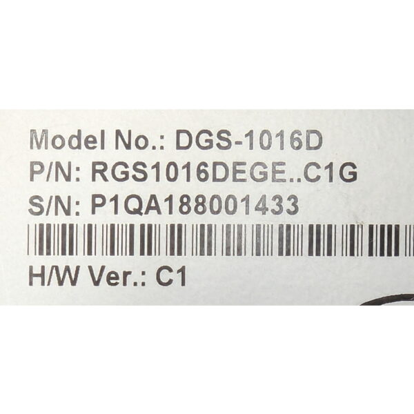 Коммутатор DGS-1016D, D-Link