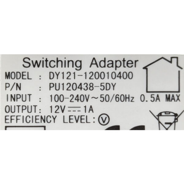 Адаптер питания DY121-120010400, 12V, 2A, 5.5-2.5мм