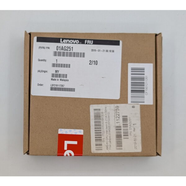 Процессор Intel Xeon E-2124, 4 cores, 3.3 GHz, SR3WQ