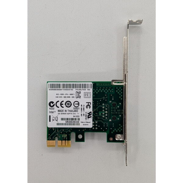 Сетевая карта 00LF020, Lenovo Thinkserver TS150, PCI-E, 1 Гб/с, RJ45