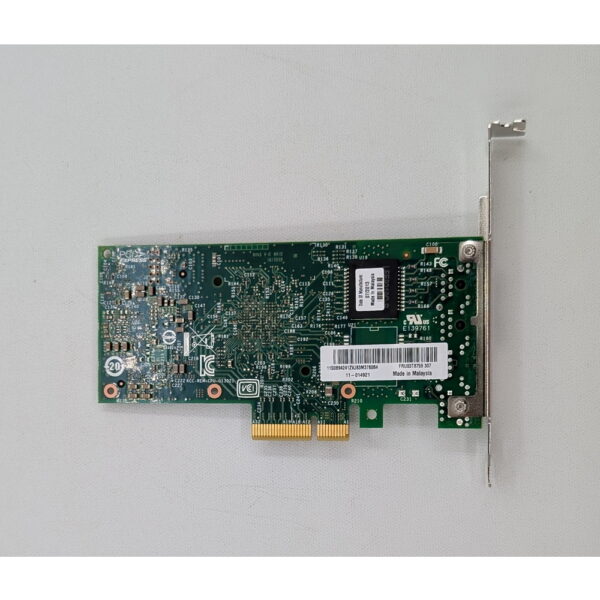 Сетевая карта 03T8759, I350-T2, Intel, Lenovo Thinkserver, PCIe, 2 x 1 Гб/с, 2 x RJ45