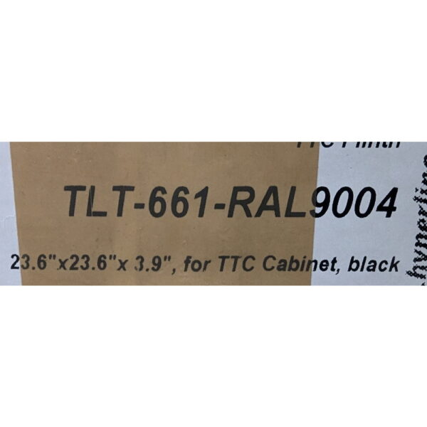 Цоколь TLT-661-RAL9004, Hyperline, 600х600х100мм (ШхГхВ), для шкафов серии TTB, цвет черный (RAL 9004)