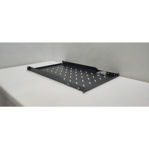 Полка TSDH-1U-750-RAL9004, Hyperline, 19'' креплением, 1 U, глубиной 750 мм для шкафов с глубиной от 1000 мм, цвет черный (RAL 9004)