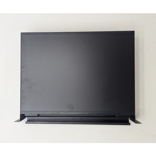 Полка TSDH-1U-750-RAL9004, Hyperline, 19'' креплением, 1 U, глубиной 750 мм для шкафов с глубиной от 1000 мм, цвет черный (RAL 9004)