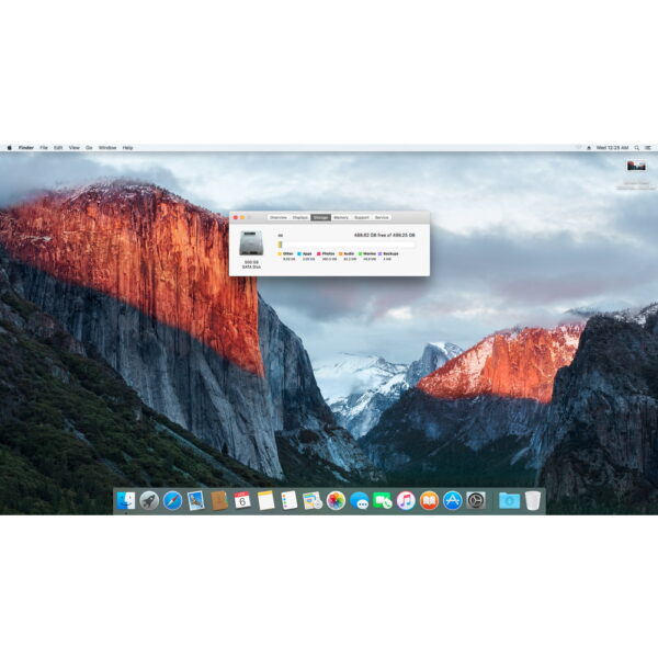 Мини-компьютер A1347 Apple Mac mini (2011 года), процессор Intel i7 2.7 GHz, оперативная память 4 Гб DDR3, видеокарта AMD Radeon HD 6630M 256 Мб, жесткий диск 500 Гб, macOS ElCapitan, имеются следы эксплуатации