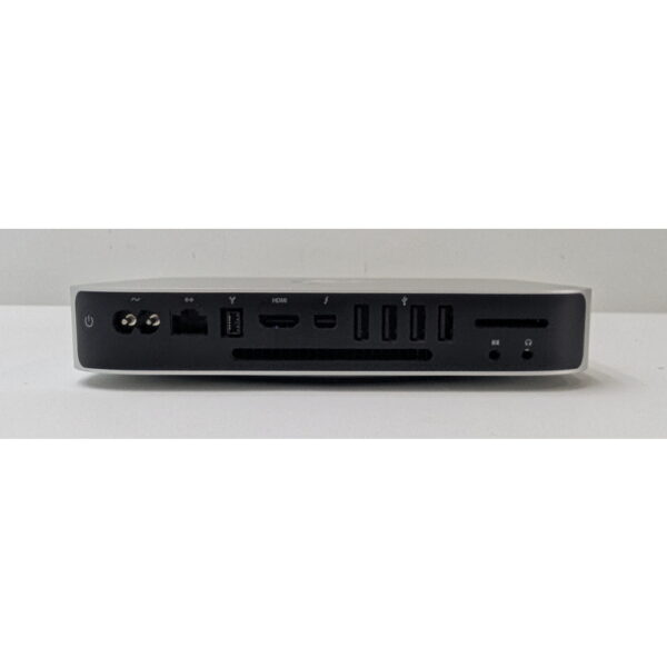 Мини-компьютер A1347 Apple Mac mini (2011 года), процессор Intel i7 2.7 GHz, оперативная память 4 Гб DDR3, видеокарта AMD Radeon HD 6630M 256 Мб, жесткий диск 500 Гб, macOS ElCapitan, имеются следы эксплуатации