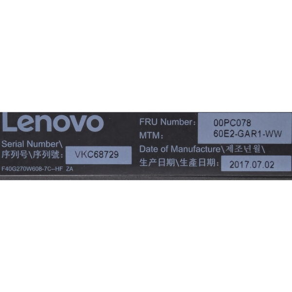 Монитор 00PC078, Lenovo ThinkVision X1A, 27", 3840 x 2160, имеются следы эксплуатации