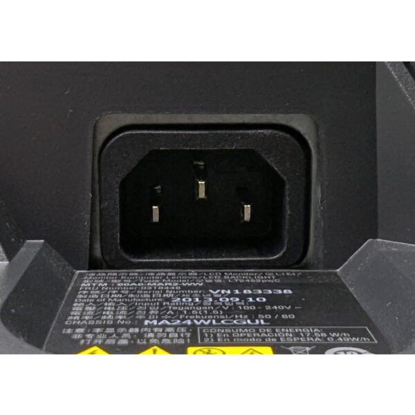Монитор 03T8448, Lenovo ThinkVision LT2452pwC, 24", 1920 x 1200, имеются следы эксплуатации