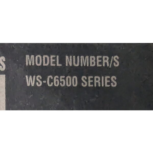 Шасси Cisco Catalyst 6500