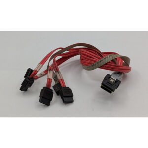 Кабель CBL-00079-01-A-R, SuperMicro, 1 x SFF-8087 (mSASx4) To 4 x SATA, 500mm
