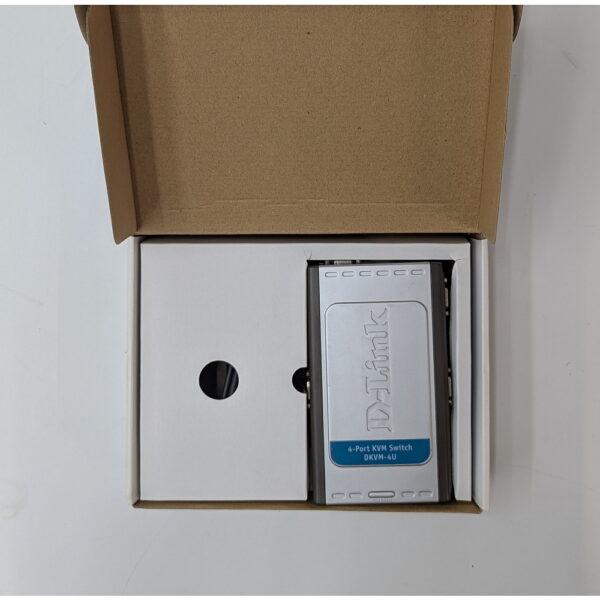 4-портовый KVM-переключатель DKVM-4U, D-Link, VGA, USB