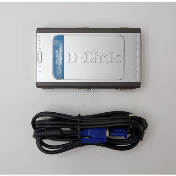 4-портовый KVM-переключатель DKVM-4U, D-Link, VGA, USB