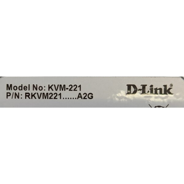 KVM переключатель KVM-221, D-Link, без БП