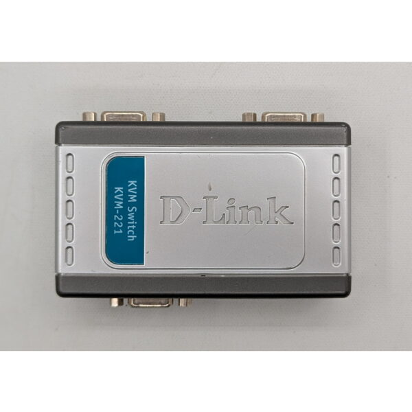 KVM переключатель KVM-221, D-Link, без БП