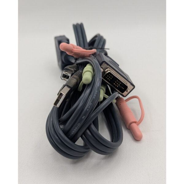Кабель DVI + USB(A) + 2 x jack 3,5 to DVI + USB(B) + 2 x jack 3,5, 1,8m