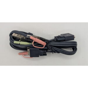 Кабель DVI + USB(A) + 2 x jack 3,5 to DVI + USB(B) + 2 x jack 3,5, 1,8m