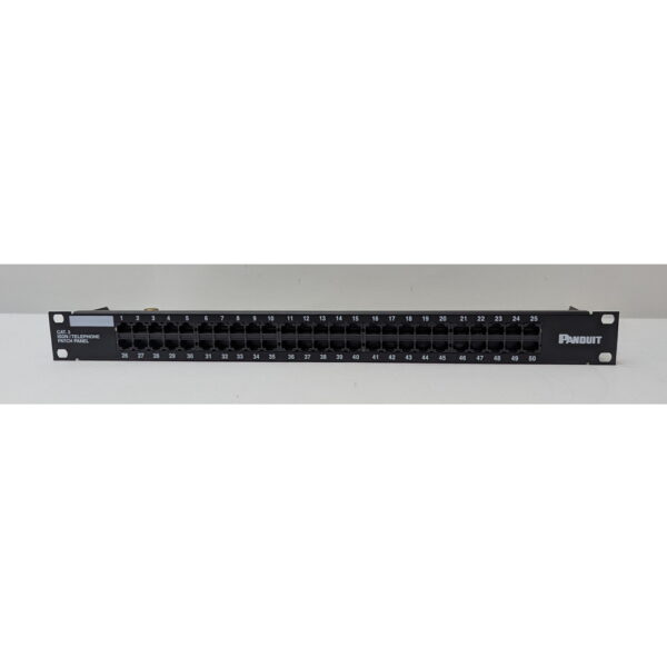 Патч панель VP50384KBLY, Panduit, телефонная, категория 3, 50 портов RJ45/568A 29917