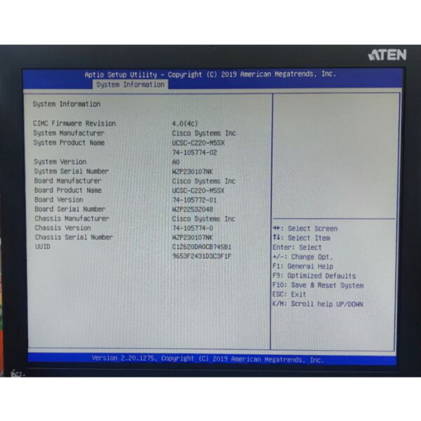 Сервер UCSC-C220-M5SX, Cisco UCS C220 M5 (Main Plumas 1U MB 15015-1 648 00U11 0011)