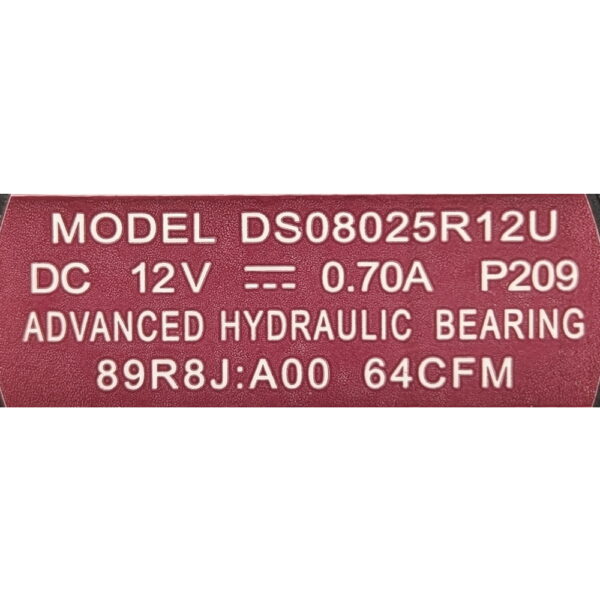 Вентилятор 0G8CNY, DS08025R12U, Dell Optiplex 7010 9010 3020 7020 9020 DT MT t1700