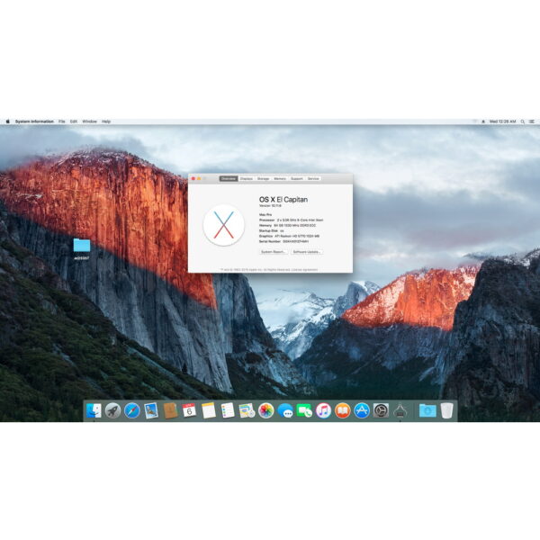 Системный блок A1289 Apple Mac Pro (2010 года), процессор Intel Xeon 3.06 GHz x 2 штуки, оперативная память 64 Гб DDR3 ECC, видеокарта Amd Radeon HD 5770 1024 Мб, жесткий диск 1 Тб x 2 штуки, macOS ElCapitan, имеются следы эксплуатации