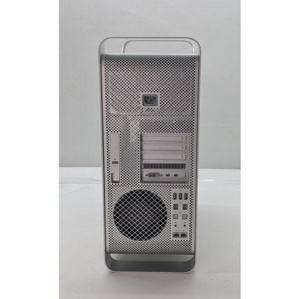 Системный блок A1289 Apple Mac Pro (2010 года), процессор Intel Xeon 2.4 GHz x 2 штуки, оперативная память 12 Гб DDR3 ECC, видеокарта Amd Radeon HD 5770 1024 Мб, жесткий диск 500 Гб, macOS ElCapitan, имеются следы эксплуатации