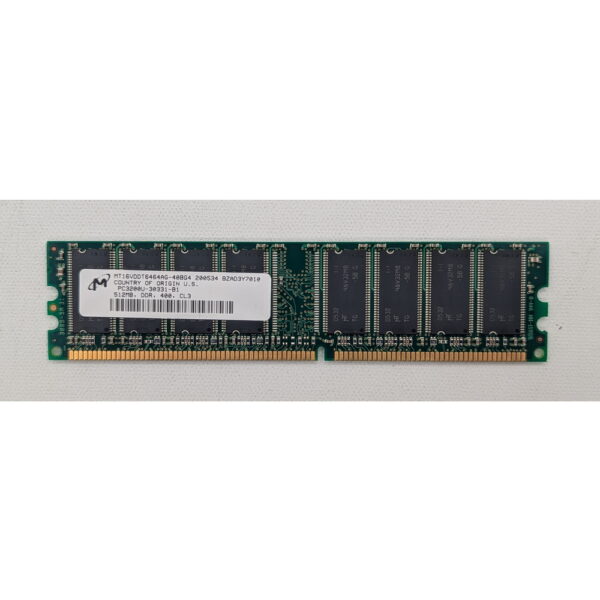 Модуль памяти NT16VDDT6464AG-40B, Kingston, DDR, 512MB, 3200