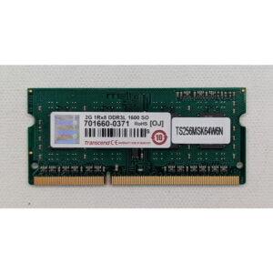 Модуль памяти TS256MSK64W6N, Transcend, DDR3, 2Gb, 12800, SO-DIMM