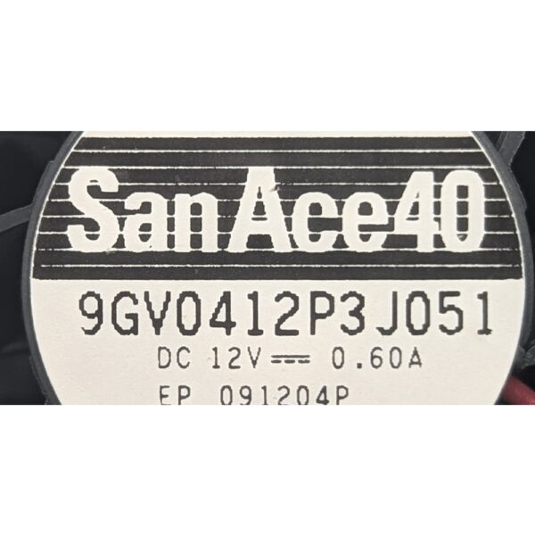 Вентилятор 9GV0412P3J051, SanAce, 12V, 0.60A